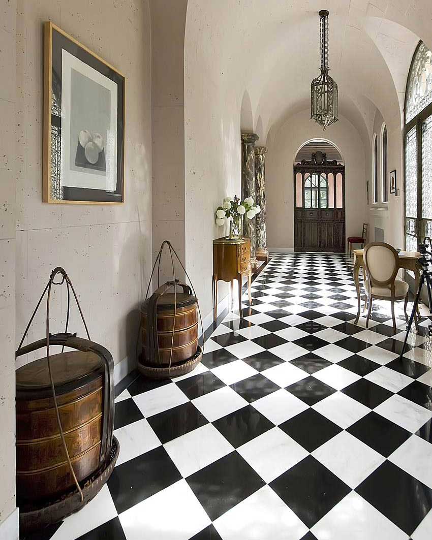 The Checkerboard Floor Has Made A Resurgence And Is Beautifully